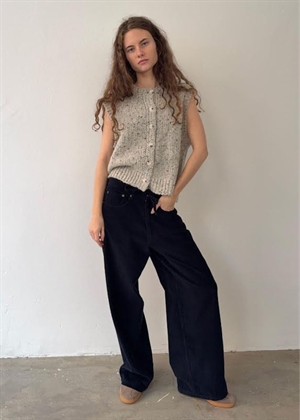 Aros vest Lysegrå Meleret Boii Studios 